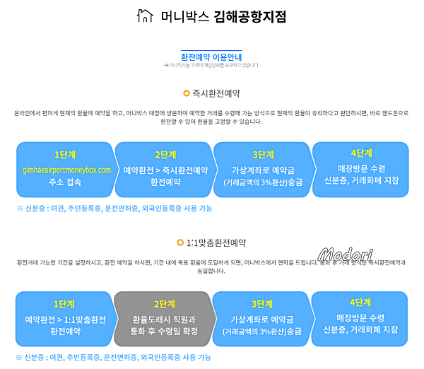 머니박스 환전 방법