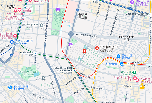 대만 중정기념당 위치