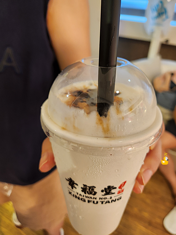 대만 흑당버블티 유명 맛집 행복당 흑당버블티