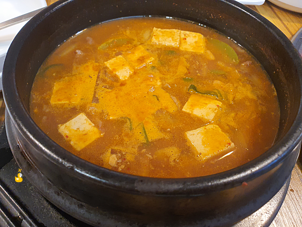 진주한우 후식 차돌된장찌개
