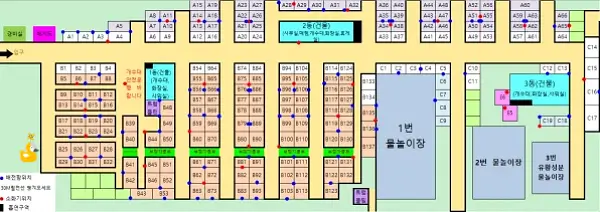 청도 캠프원 사이트 맵