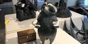 3D펜 장인 사나고가 만든 너구리