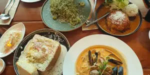 성남동 맛집 파스타101 상차림