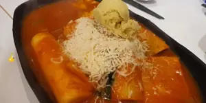 울산대 핸떡분식 눈꽃치즈 떡볶이
