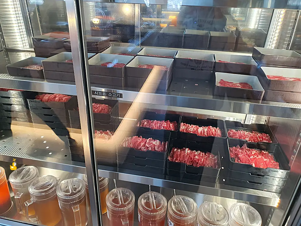 울산 샤브샤브 맛집 와봄의 샤브샤브용 소고기