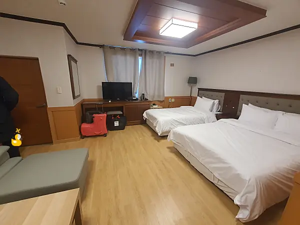 홍천 모둘자리 4인 숙소 모습