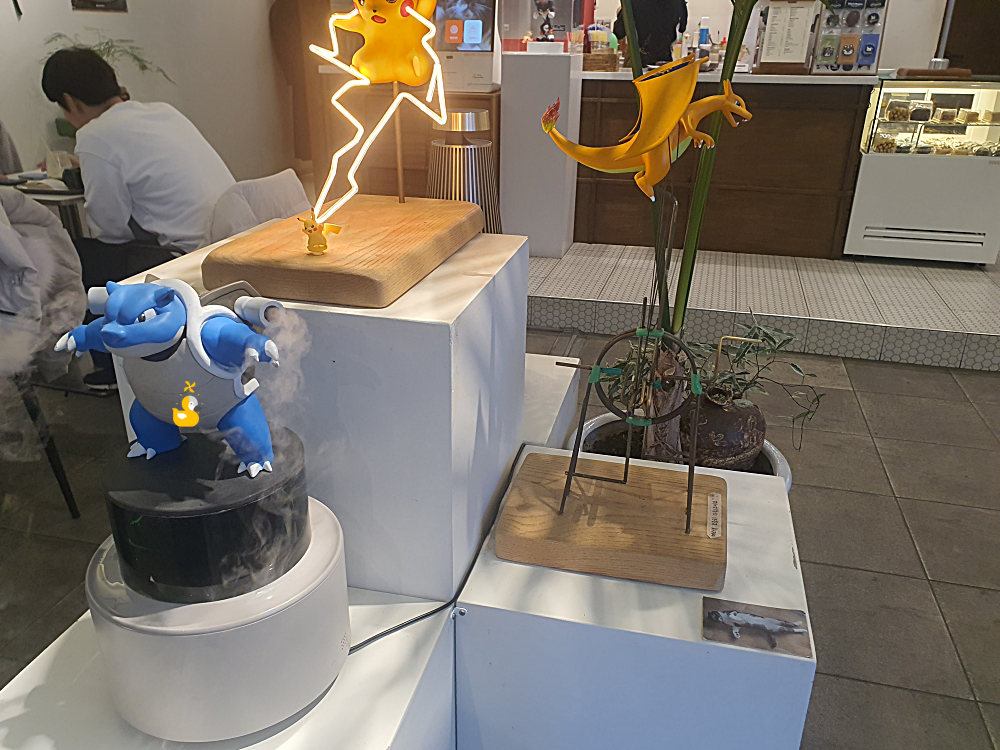 3D펜으로 만든 포켓몬스터 거북왕과 파이리, 피카추, 리자몽