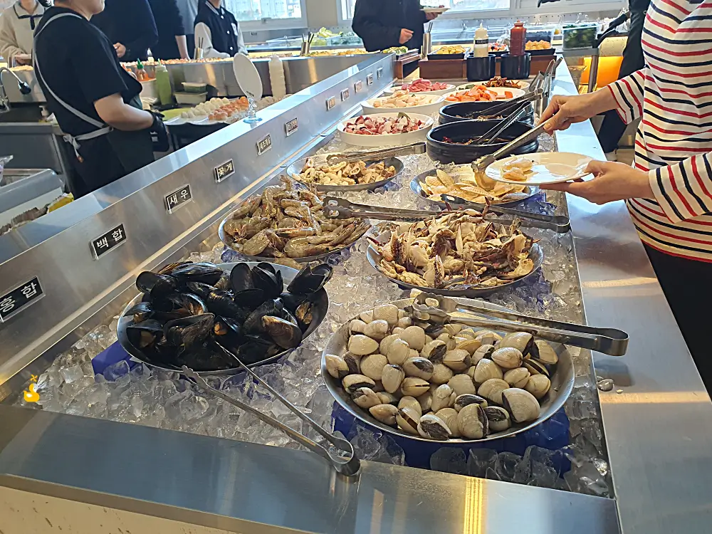 울산 샤브샤브 맛집 와봄의 샤브샤브용 해산물