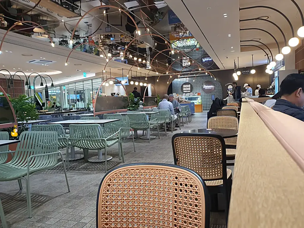 벤슨 서울역점 테이블