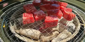 담가화로구이 소고기큐브눈꽃살