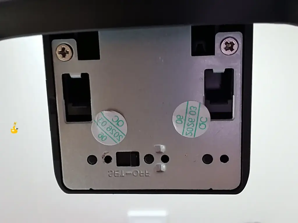 브라이튼 캐리어 비밀번호 설정하는 후면 버튼