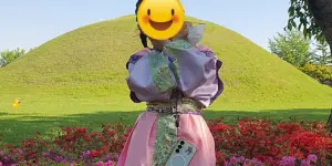 경주 황리단길 대릉원 신라복